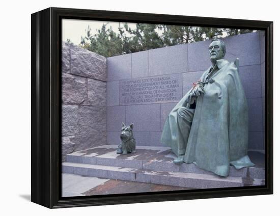 Memorial to Fdr, in Washington Dc, United States of America, North America-Alison Wright-Framed Premier Image Canvas