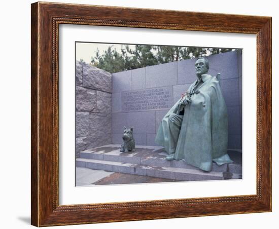 Memorial to Fdr, in Washington Dc, United States of America, North America-Alison Wright-Framed Photographic Print