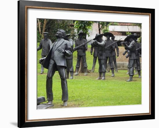 Memorial to Martyr Dr. Jose Rizal, Rizal Park, Luneta, Manila, Philippines-Kober Christian-Framed Photographic Print