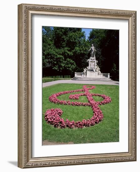 Memorial to Mozart, Burggarten, Vienna, Austria-Geoff Renner-Framed Photographic Print