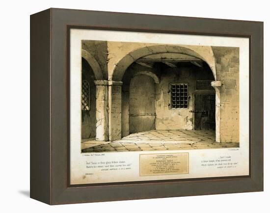 Memorial to Torquato Tasso, engraved by T.C. Dibdin after a 1846 painting-Carlo Grubacs-Framed Premier Image Canvas