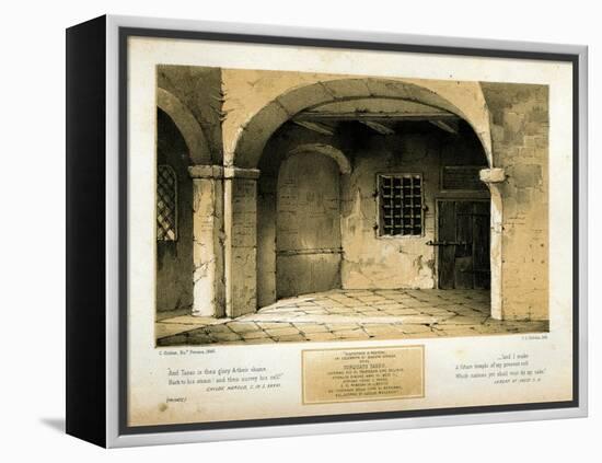 Memorial to Torquato Tasso, engraved by T.C. Dibdin after a 1846 painting-Carlo Grubacs-Framed Premier Image Canvas