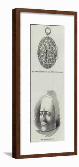 Memorials of Sir Isaac Newton-null-Framed Giclee Print