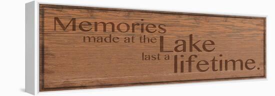 Memories at Lake 2-Lauren Gibbons-Framed Stretched Canvas