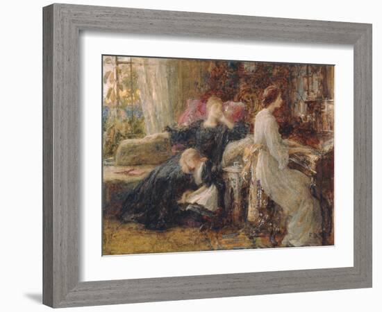 Memories, C.1886-Frank Bernard Dicksee-Framed Giclee Print