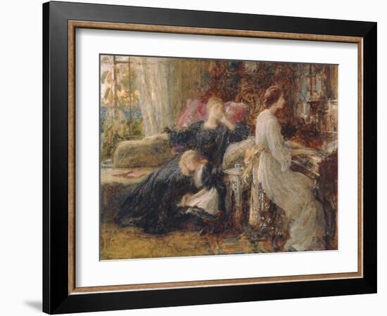 Memories, C.1886-Frank Bernard Dicksee-Framed Giclee Print