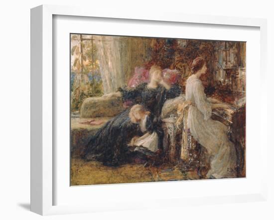 Memories, C.1886-Frank Bernard Dicksee-Framed Giclee Print