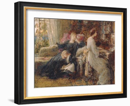 Memories, C.1886-Frank Bernard Dicksee-Framed Giclee Print