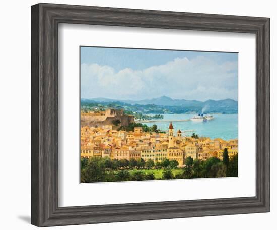 Memories Of Corfu-kirilstanchev-Framed Art Print