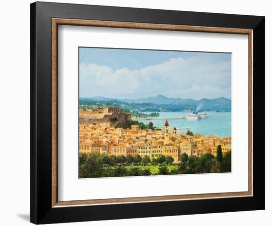 Memories Of Corfu-kirilstanchev-Framed Art Print