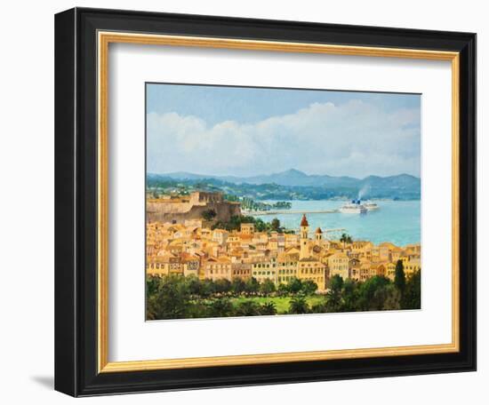 Memories Of Corfu-kirilstanchev-Framed Art Print