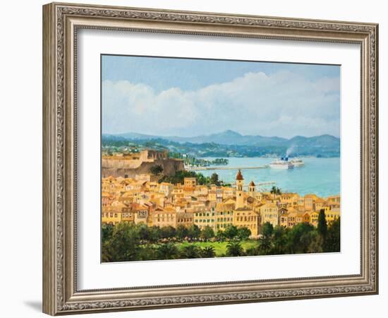 Memories Of Corfu-kirilstanchev-Framed Art Print