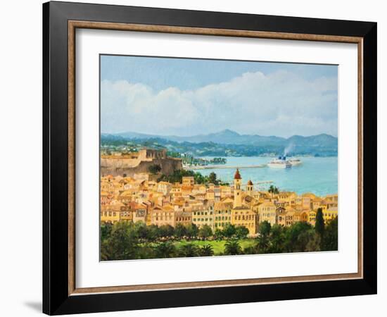 Memories Of Corfu-kirilstanchev-Framed Art Print