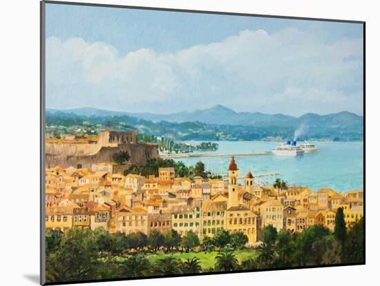 Memories Of Corfu-kirilstanchev-Mounted Art Print