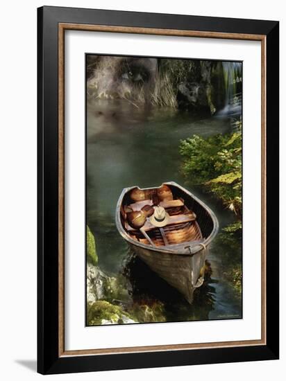 Memories of the Old Lake Version 2-Carlos Casamayor-Framed Giclee Print