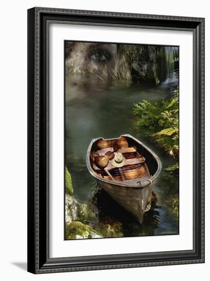 Memories of the Old Lake Version 2-Carlos Casamayor-Framed Giclee Print