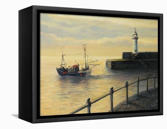 Memories Of The Old Lighthouse-kirilstanchev-Framed Stretched Canvas