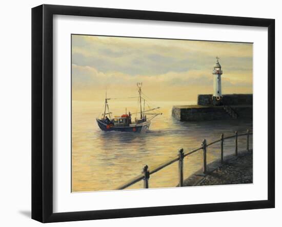 Memories Of The Old Lighthouse-kirilstanchev-Framed Art Print