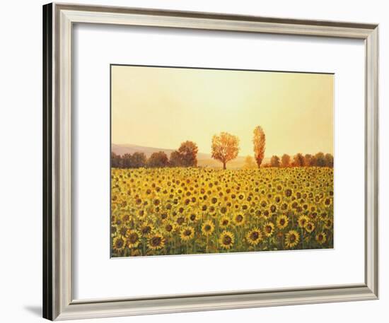 Memories Of The Summer-kirilstanchev-Framed Art Print