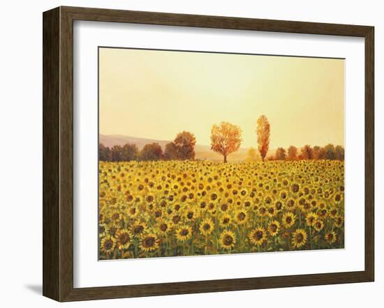 Memories Of The Summer-kirilstanchev-Framed Art Print