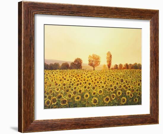 Memories Of The Summer-kirilstanchev-Framed Art Print