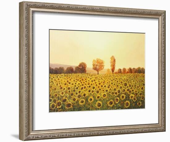 Memories Of The Summer-kirilstanchev-Framed Art Print