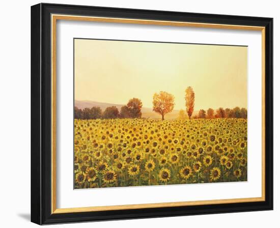 Memories Of The Summer-kirilstanchev-Framed Art Print