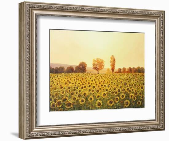 Memories Of The Summer-kirilstanchev-Framed Art Print