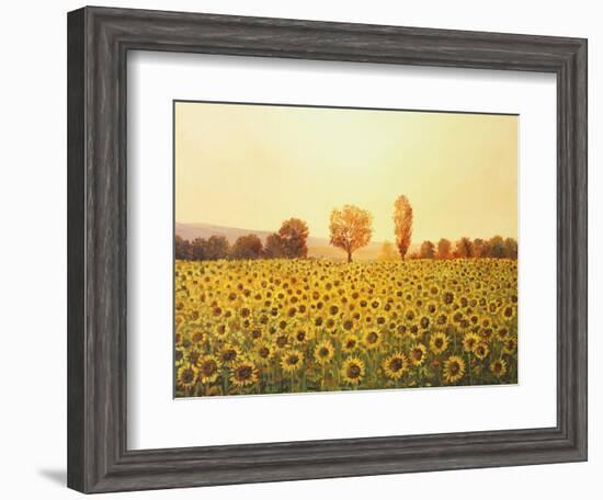 Memories Of The Summer-kirilstanchev-Framed Art Print