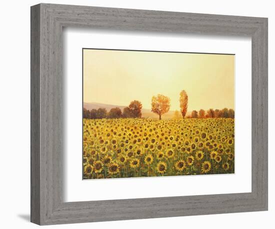 Memories Of The Summer-kirilstanchev-Framed Art Print