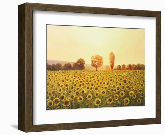 Memories Of The Summer-kirilstanchev-Framed Art Print