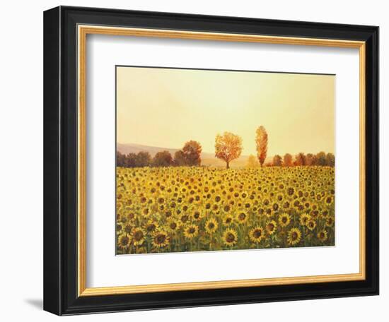 Memories Of The Summer-kirilstanchev-Framed Art Print