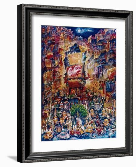 Memories of Times Square-Bill Bell-Framed Giclee Print