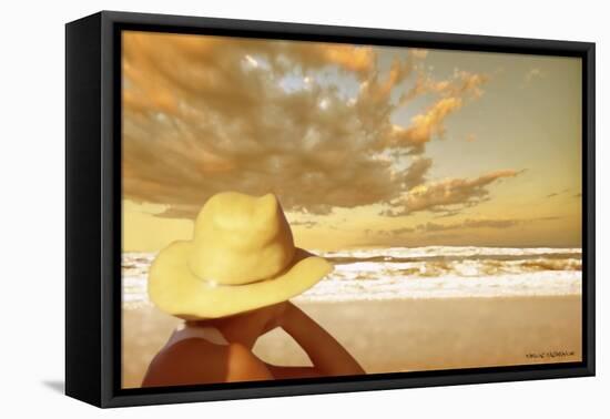 Memories on the Beach 1-Carlos Casamayor-Framed Premier Image Canvas