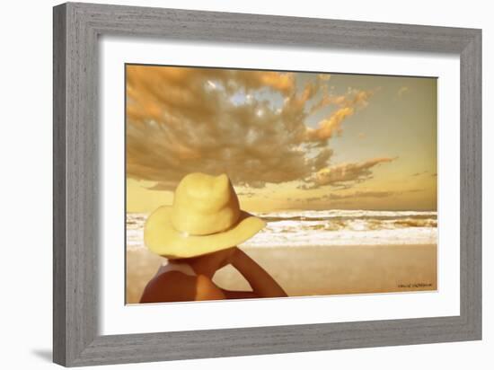 Memories on the Beach 1-Carlos Casamayor-Framed Giclee Print