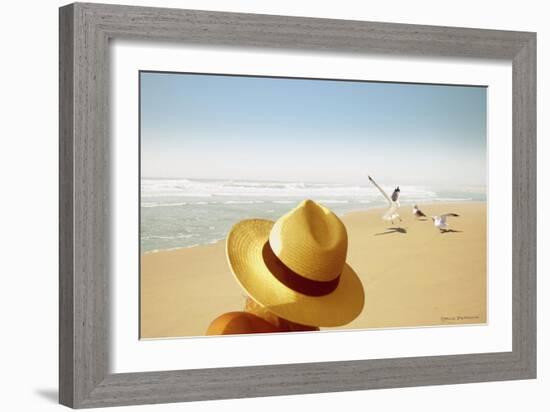 Memories on the Beach 2-Carlos Casamayor-Framed Giclee Print