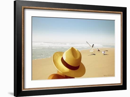 Memories on the Beach 2-Carlos Casamayor-Framed Giclee Print