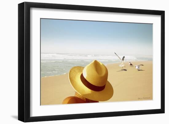 Memories on the Beach 2-Carlos Casamayor-Framed Giclee Print