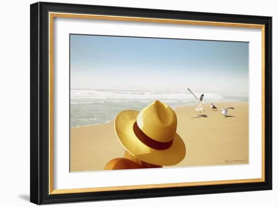 Memories on the Beach 2-Carlos Casamayor-Framed Giclee Print