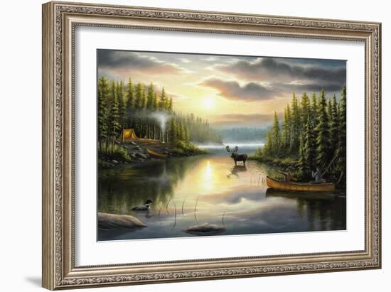 Memories with Dad-Chuck Black-Framed Giclee Print