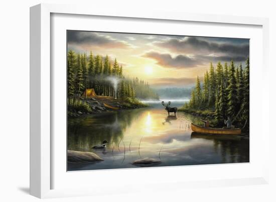 Memories with Dad-Chuck Black-Framed Giclee Print