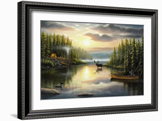 Memories with Dad-Chuck Black-Framed Giclee Print