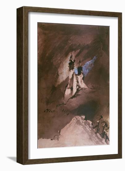 Memory of a Castle in the Vosges, 1857-Victor Hugo-Framed Giclee Print