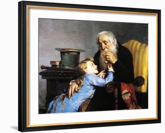 Memory of Grandfather-Giovanni Pezzotta-Framed Giclee Print