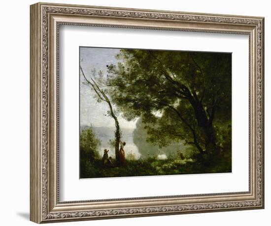 Memory of Mortefontaine, France, 1864-Jean-Baptiste-Camille Corot-Framed Giclee Print