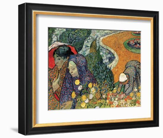 Memory of the Garden at Etten (Ladies of Arles), 1888-Vincent van Gogh-Framed Giclee Print