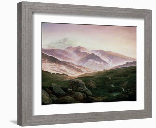 Memory of the Riesengebirge, 1835-Caspar David Friedrich-Framed Giclee Print