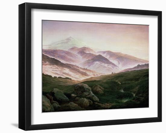 Memory of the Riesengebirge, 1835-Caspar David Friedrich-Framed Giclee Print