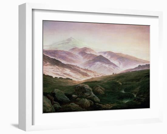 Memory of the Riesengebirge, 1835-Caspar David Friedrich-Framed Giclee Print