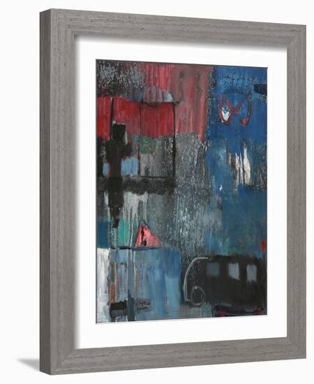 Memory-Falah Al Ani-Framed Art Print